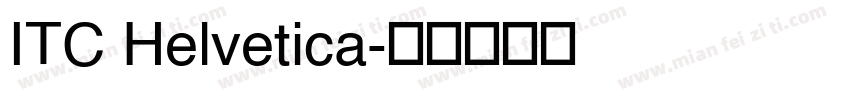 ITC Helvetica字体转换